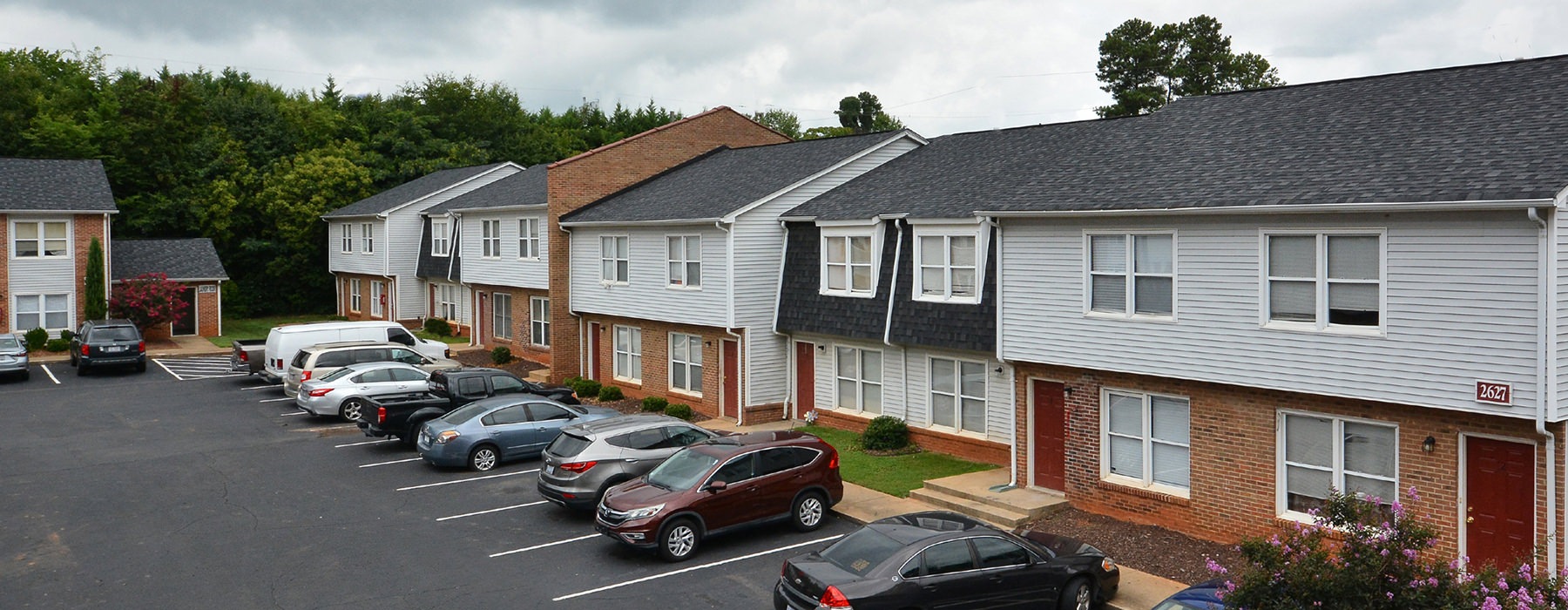 The Park Apartments parking lot