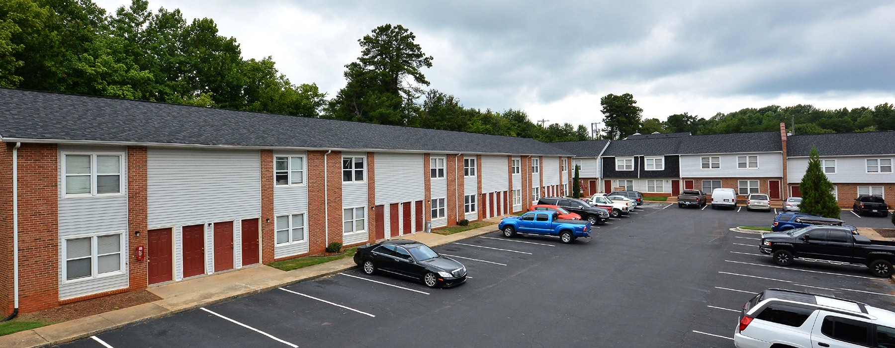 The Park Apartments parking lot